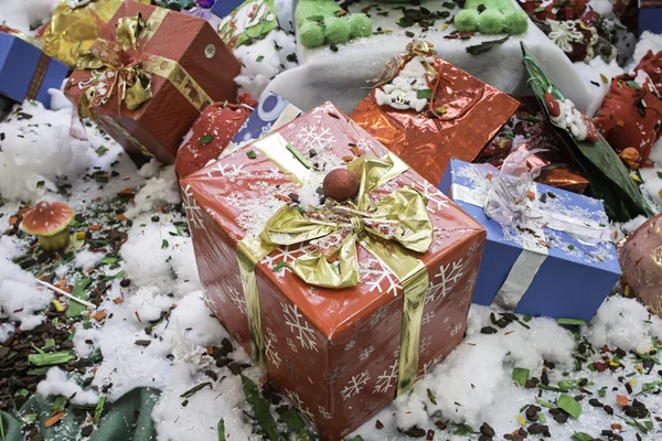 Reis presentes de Natal — Fotografia de Stock