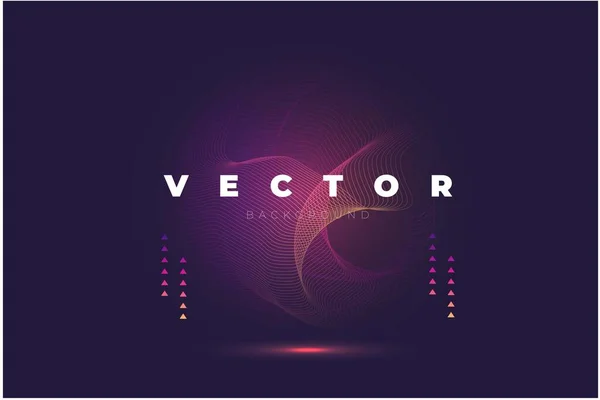 Abstract Geometric Stylish Vector Template Bright Arrows Figure Thin Lines — 스톡 벡터