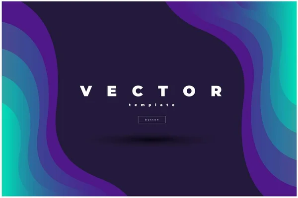 Diseño Moderno Vectores Dinámicos Con Línea Volumétrica Brillante Multicolor Sobre — Vector de stock