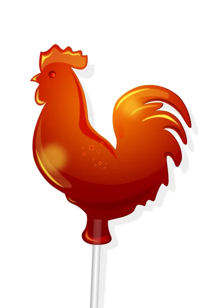Beyaz arkaplanda lolipop