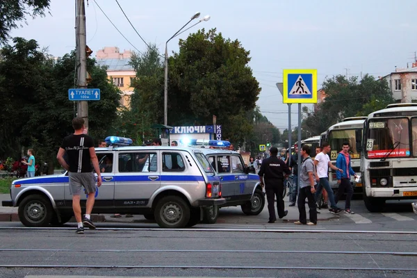 Samara, Ryssland - 21 augusti, 2014: fängslandet av brottslingar. A — Stockfoto