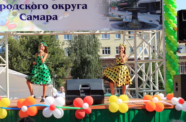 Samara, Rússia - 24 de agosto de 2014: a realização musical. Unkno. — Fotografia de Stock