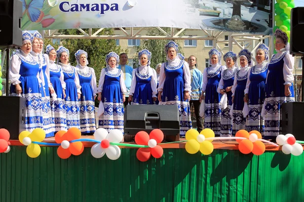 サマーラ, ロシア - 2014 年 8 月 24 日: ロシアの民俗良い未知の扶養 — ストック写真