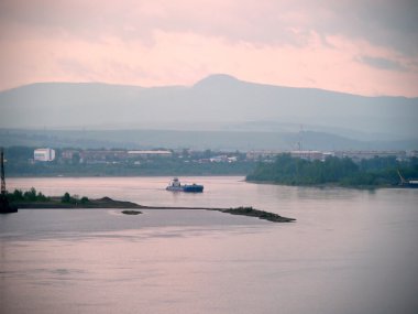 Irkutsk bölge. Tulun. Sibirya doğa.