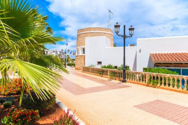 Santa Eularia limanında kıyı gezisi, İbiza adası, İspanya