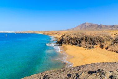 Papagayo plaj turkuaz okyanus su