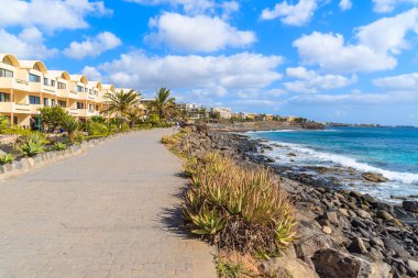 Playa Blanca tatil tatil beldesi okyanusta sahil mesire