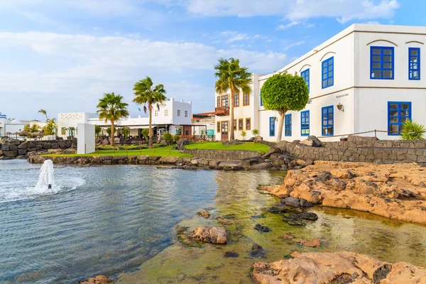 Typical Canarian houses in Rubicon port — Stockfoto