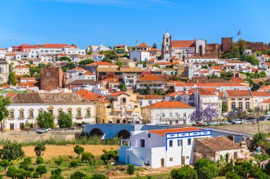 Silves şehir binaların bir görünüm 