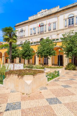 Portekiz tarihi kasaba of Silves içinde kare