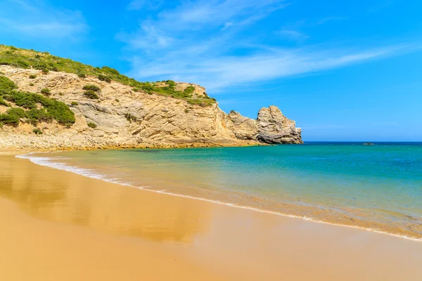 Areia dourada Praia do Barranco — Fotografia de Stock