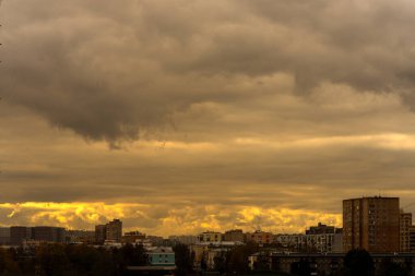Sonbahar güzel doğa manzarası