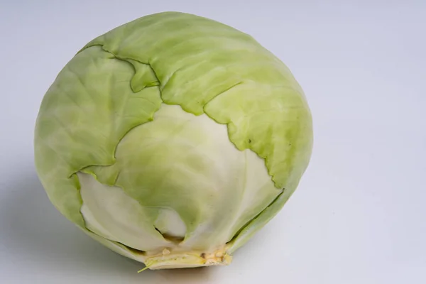 Fresh White Cabbage Ready Eating — Stock Photo, Image