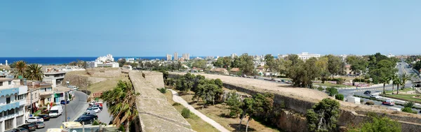 Старая панорама города Фамагуста Стоковая Картинка