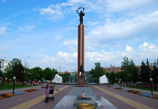 Piața Victoriei din Kaluga, Rusia — Fotografie, imagine de stoc