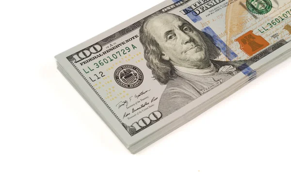 Dollar bank note money isolated closeup — Stock Photo, Image