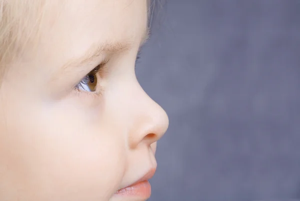 Bir çocuğun gözleri makro — Stok fotoğraf