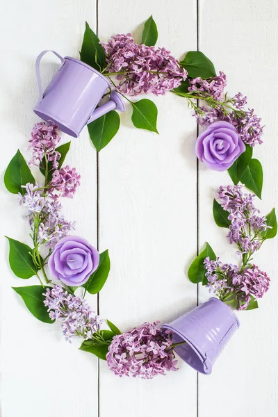 Corona colorida de lila — Foto de Stock