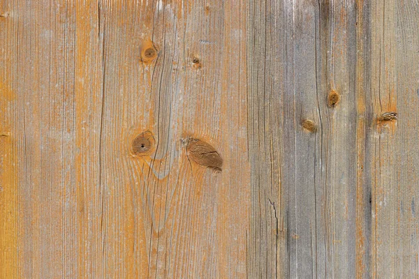 Naturholzhintergrund Mit Verblasster Gelber Farbe Alte Rissige Und Verwitterte Holzstruktur — Stockfoto