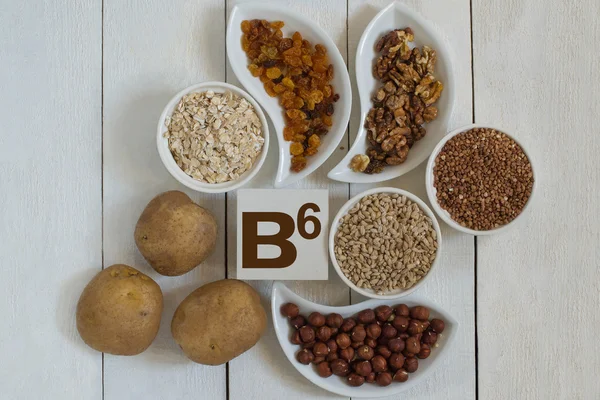 Alimentos con vitamina B6 — Foto de Stock