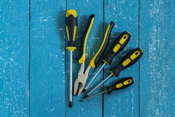 Repair Tools: screwdrivers and pliers — Stok fotoğraf