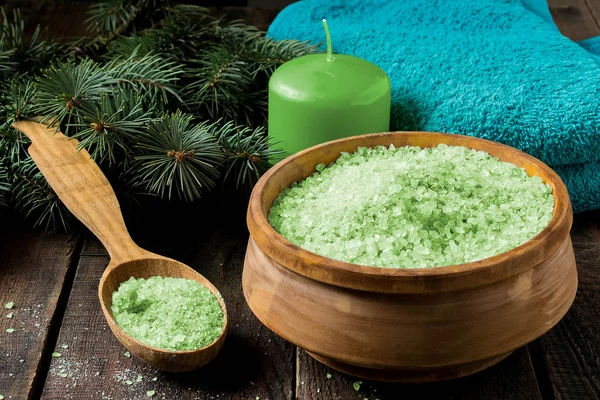 Coniferous Spa set — Stock Photo, Image