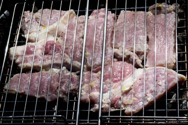 ızgara domuz eti biftek 