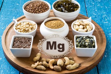 Products containing magnesium (Mg)  clipart
