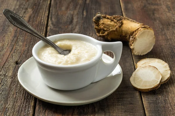 Pungent spice prepared of horseradish — Φωτογραφία Αρχείου