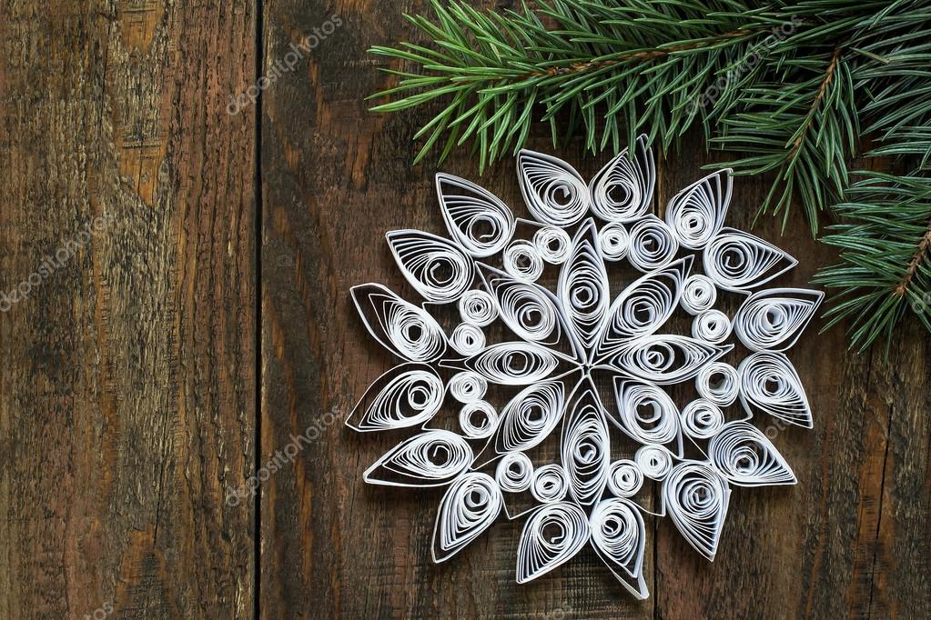 Decorazioni Quilling Natale.