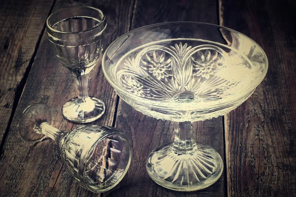 Old Glassware. Tinted photos — Stock Photo, Image