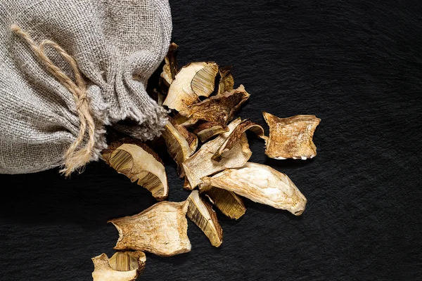 Dried porcini mushrooms — Stock Photo, Image