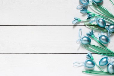 Dekoratif yumurta ve kardelen quilling tekniği 