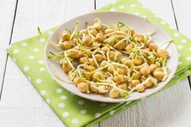 Yemek sağlıklı yemek için Filiz nohut 