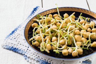 Yemek sağlıklı yemek için Filiz nohut 