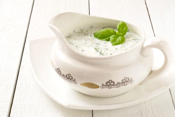 Griechische Tzatziki-Sauce — Stockfoto