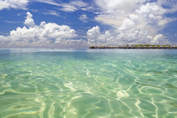 Lagune turquoise de l'île tropicale — Photo