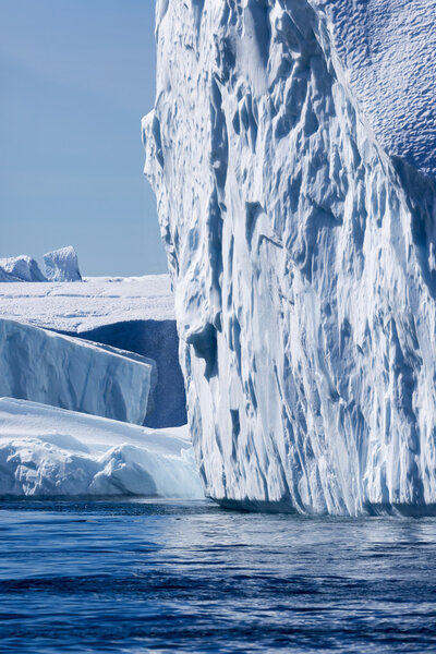 Huge icebergs of Greenland