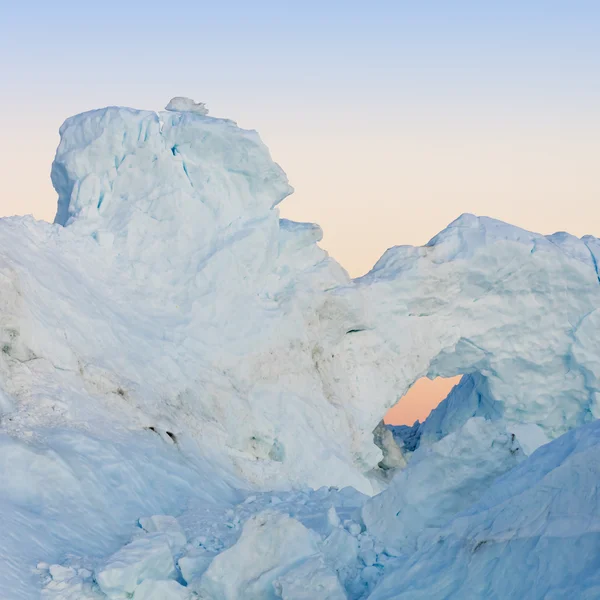 Grónsko. ICES polárních oblastí. — Stock fotografie