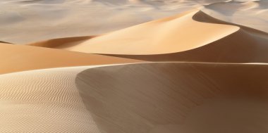 Sandy Dunes in desert clipart