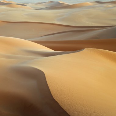 Çölde kum tepeleri