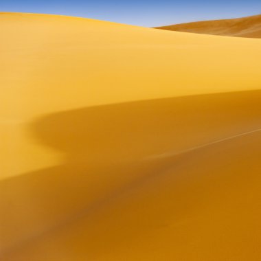 Çölde kum tepeleri