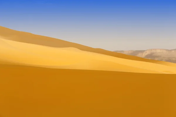 Dunes de sable dans le désert — Photo