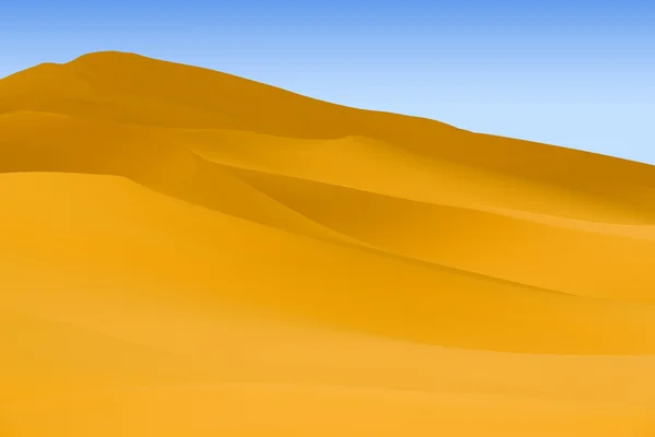 熱い砂漠の砂砂丘 地球の気候変動 砂漠の領域の拡張 — ストック写真