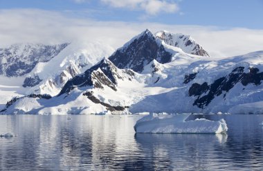 Nature and landscapes of Antarctic clipart