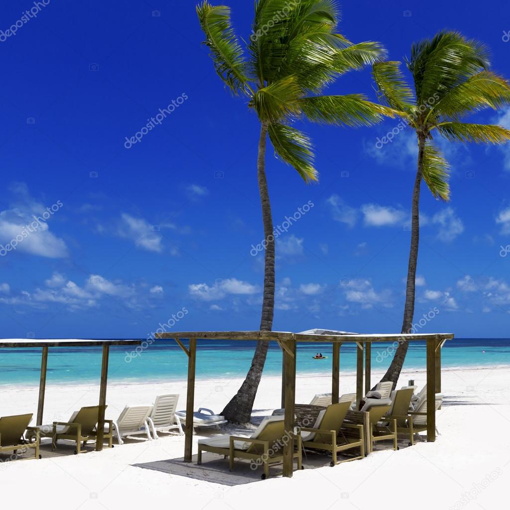 Beach on tropical island