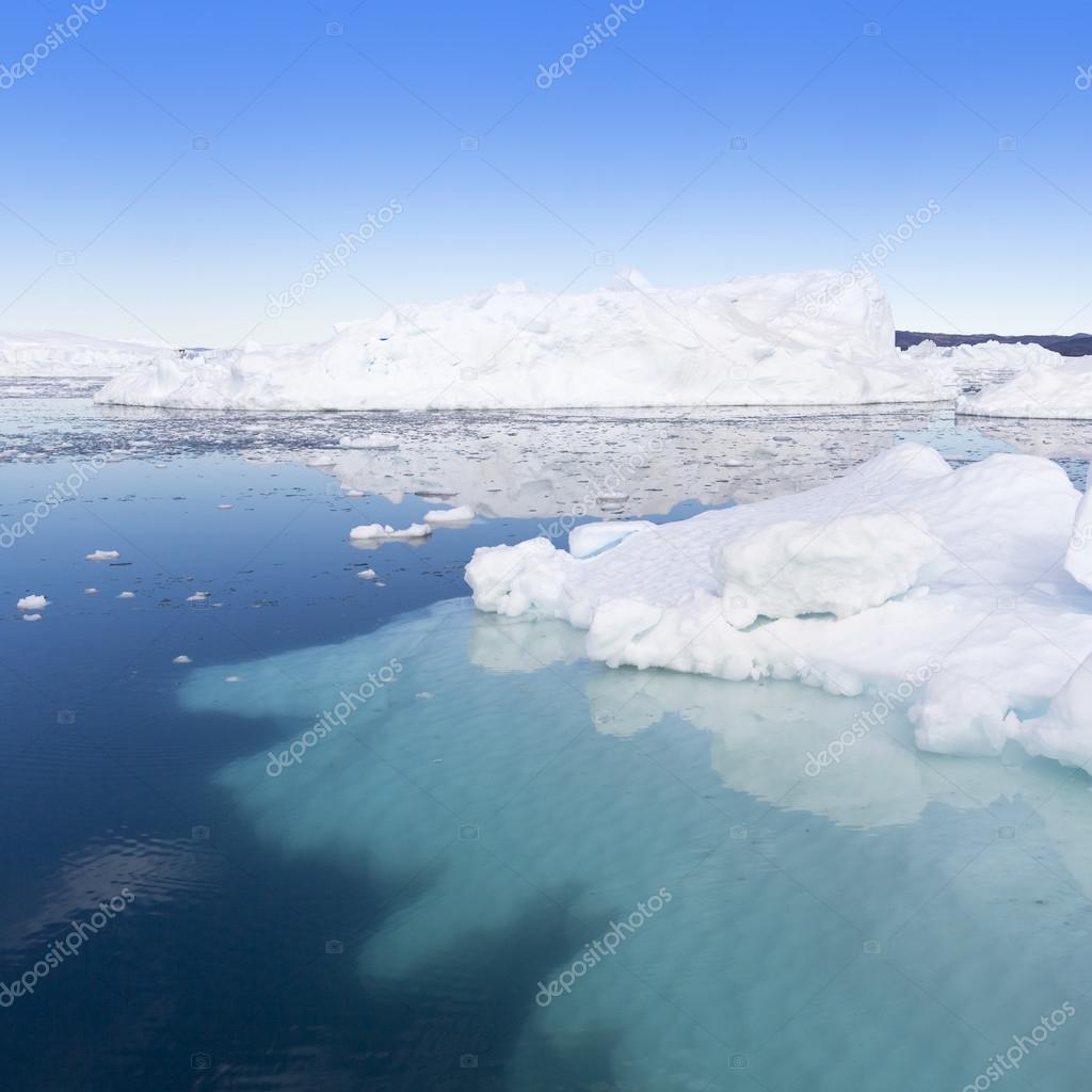 Nature and landscapes of Greenland. Travel on the scientific vessel among ices. Studying of a phenomenon of global warming. Ices and icebergs of unusual forms and colors.