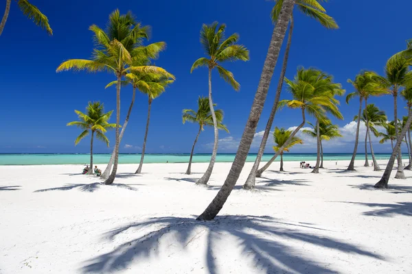 Praia na ilha tropical — Fotografia de Stock