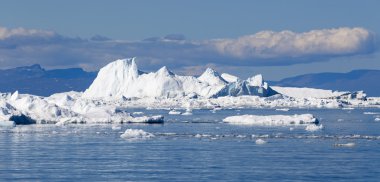 Nature and landscapes of Greenland. clipart