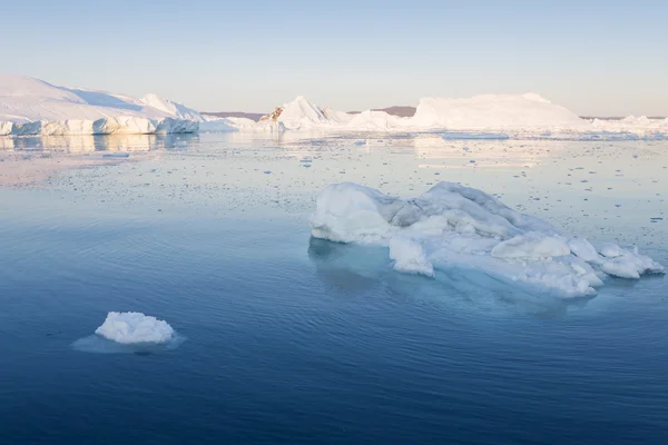 Παγετώνες και παγόβουνα της Γροιλανδίας — Φωτογραφία Αρχείου